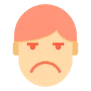Free Boring Emotion Face Icon