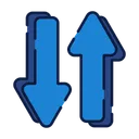 Free Both Directions Arrow  Icon