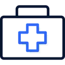 Free Medico Azul Negro Lineal Icon