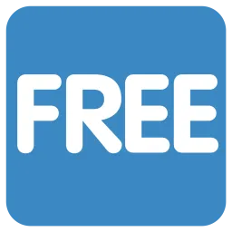 Free Gratis, Botón  Icono