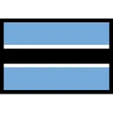 Free Botswana Flag  Icon
