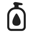 Free Bottle High Contrast Icon
