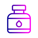 Free Bottle Ink Sign Icon