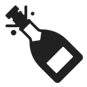 Free With Popping Cork Icon