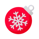 Free Flocon De Neige Boule Noel Icon