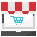 Free En Ligne Shopping Ordinateur Icône