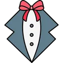 Free Bow Tie Fashion Formal Wear Icon