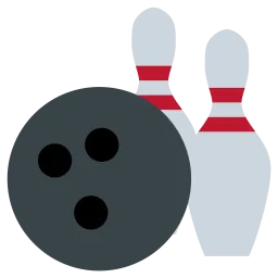 Free Bowling Emoji Icon