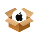 Free Apple Isometric Box Symbol