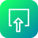 Free Box In Arrow Icon