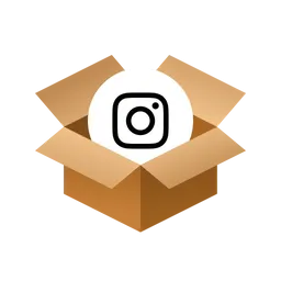 Free Box Instagram  Symbol