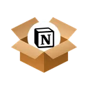 Free Notion Isometric Box Icon