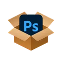 Free Photoshop Isometric Box Icon