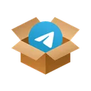 Free Telegramm Isometrisch Box Icon