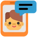 Free Boy Messaging Message Chat Icon