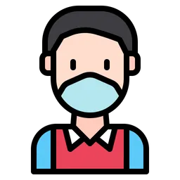 Free Boy With Mask  Icon