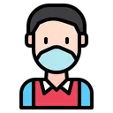 Free Man Male Medical Masks Icon