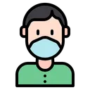 Free Man Male Medical Masks Icon