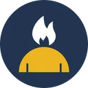 Free Brain Burning Burn Burn Out Works Icon