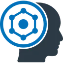 Free Brain Competitive Intelligence Idea Icon