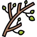 Free Branch Tree Green Icon