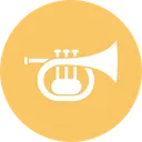 Free Brass Cornet Marching Band Icon