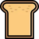 Free Bread Piece Breakfast Icon