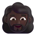 Free Beard Color Dark Icon