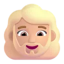 Free Beard Color Medium Light Icon
