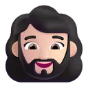 Free Beard Color Light Icon