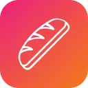 Free Bread Breadstick Bakery Icon