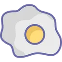 Free Breakfast Cooked Egg Dairy Food Icon