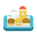Free 朝食トレイ  アイコン