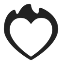 Free Brennendes Herz  Symbol