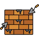 Free Brick Wall Construction Building Icon