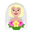 Free With Veil Flat Icon
