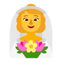 Free With Veil Flat Icon