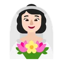 Free With Veil Flat Icon