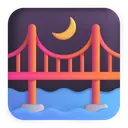 Free At Night Color Icon