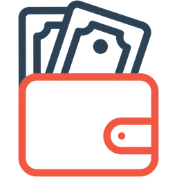 Free Geldbörse  Symbol