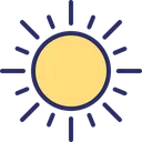 Free Bright Day Morning Sun Icon