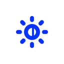 Free Brightness Control Light Icon