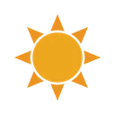 Free Brightness Summer Sun Icon