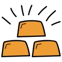 Free Lingots Dor Briques Dor Lingots Dor Icon