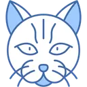 Free British Longhair Cat Fluffy Round Face Icon