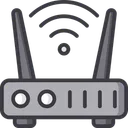 Free Broadband Wifi Router Modem Icon