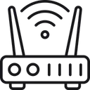 Free Broadband Wifi Router Modem Icon