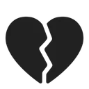 Free Heart High Contrast Icon