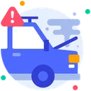 Free Broken Car Accident Crash Icon