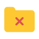 Free Broken Folder  Icon